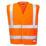 Flame resistant anti static vest portwest fr71