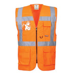 Hi vis berlin zipped executive vest ris 3279 portwest up to 7xl- s476