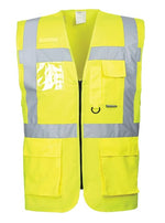 Hi vis berlin zipped executive vest ris 3279 portwest up to 7xl- s476