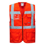 Hi vis berlin zipped executive vest ris 3279 portwest up to 7xl- s476