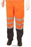 Hi vis class 3 waterproof breathable over trousers beeswift bet ris 3279