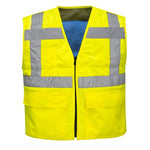 Hi vis cooling vest hot weather viz portwest cv02