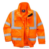 Hi vis extreme bomber jacket ris 3279 portwest s591 hi vis jackets active-workwear