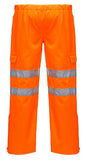 Hi-vis extreme waterproof over trousers ris 3279 portwest s597