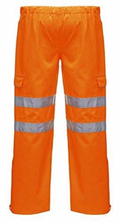 Hi-vis extreme waterproof over trousers ris 3279 portwest s597