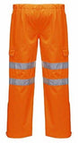 Hi-vis extreme waterproof over trousers ris 3279 portwest s597