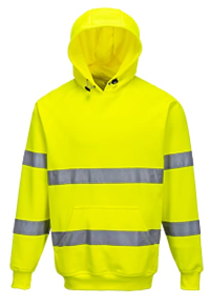 Hi vis hoody hooded sweatshirt ris 3279 portwest b304