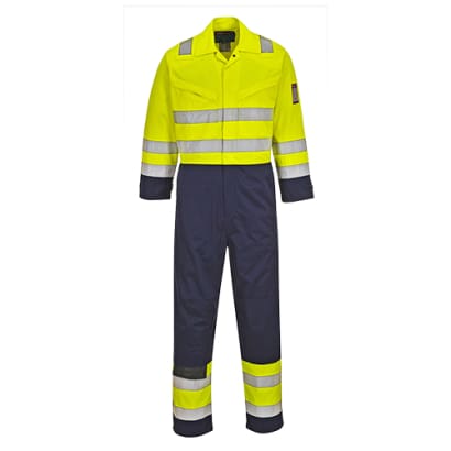 Hi vis inherent modaflame fras arc flash coverall-class 3 portwest mv28