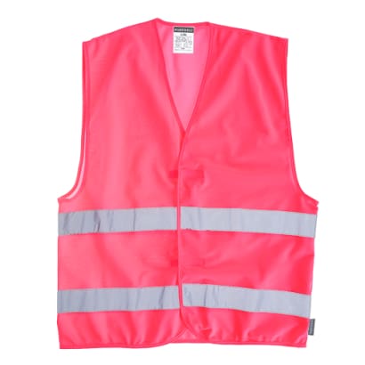 Hi vis iona 2 band vest multi colour options (available in pink) portwest f474