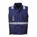 Enhanced visibility iona padded gillet-bodywarmer portwest f414