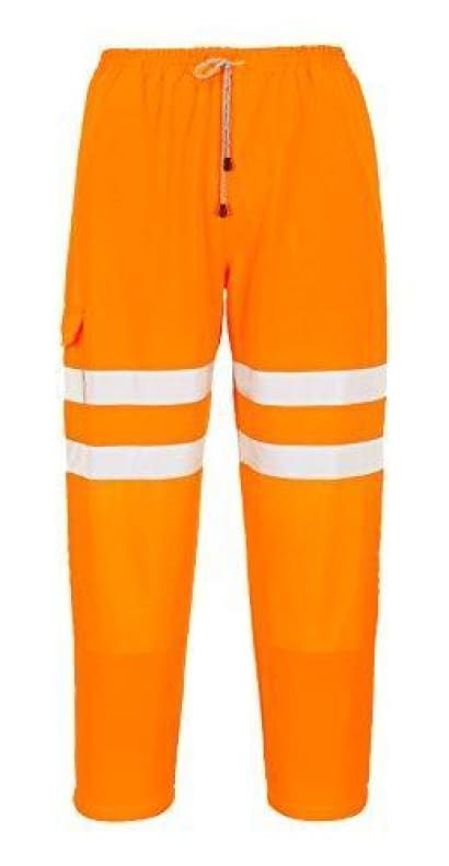 Hi vis jogging bottoms pants rail spec joggers class 2- ris 3279 portwest rt48