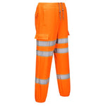 Hi vis jogging bottoms pants rail spec joggers class 2- ris 3279 portwest rt48