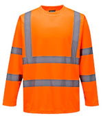 Hi vis long sleeved t shirt ris 3279 portwest s178