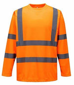 Hi vis long sleeved t shirt ris 3279 portwest s178