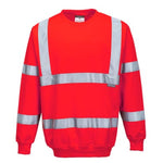 Hi vis sweatshirt jumper (ris-3279-tom) portwest b303