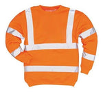 Hi vis sweatshirt jumper (ris-3279-tom) portwest b303