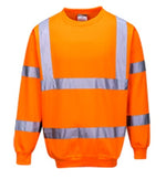 Hi vis sweatshirt jumper (ris-3279-tom) portwest b303