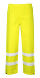 Hi vis waterproof traffic over trouser ris 3279 xs-6xl portwest s480