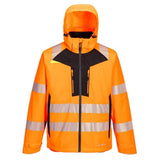 Hi-visibility 4-in-1 waterproof jacket with reversible bodywarmer - dx466