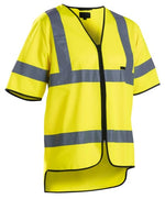 Hi visibility work vest with front zip fastening - class 3 en 20471 - 3023