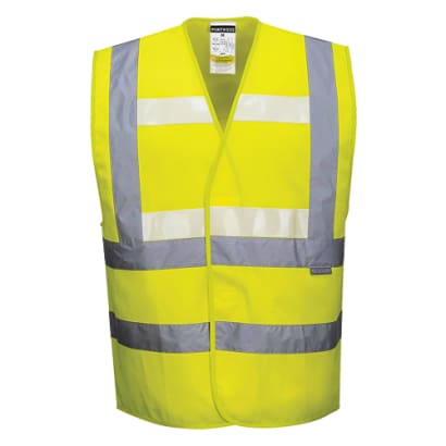 Hi viz glow in the dark triple technology vest ris 3279 portwest g470