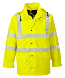 Hi viz windproof soft pu breathable waterproof sealtex ultra jacket lined - s490