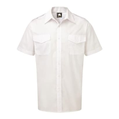 High-quality pilot shirt with epaulettes - security industry essential