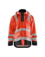 High visibility blaklader breathable rain jacket with wind & waterproof protection - model 4302