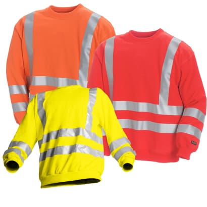 High visibility blaklader safety sweatshirt - class 2 model 3341