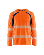 Blaklader 3599 high visibility tee shirt hi-vis long-sleeved t-shirt