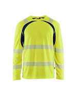 Blaklader 3599 high visibility tee shirt hi-vis long-sleeved t-shirt