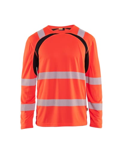 Blaklader 3599 high visibility tee shirt hi-vis long-sleeved t-shirt