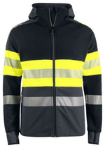 Projob 6122 high visibility technical hoody jacket - hi vis hoodie