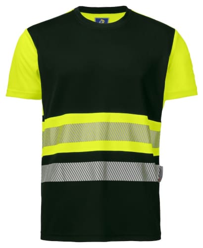 High-visibility projob 6020 hi vis technical tee - rapid moisture & high visibility