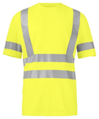 High visibility projob 6030 workwear tee shirt moisture wicking