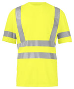 High visibility projob 6030 workwear tee shirt moisture wicking