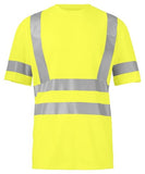 High visibility projob 6030 polyester tee shirt with advanced moisture control technology