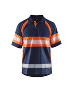 High visibility wicking polo shirt by blaklader 3338- hi vis class 1 certified