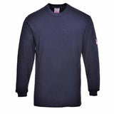 Portwest inherent flame retardent anti-static long sleeve t-shirt - fr11 fire retardant active-workwear