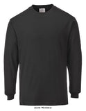 Portwest Inherent Flame Retardent Anti-Static Long Sleeve T-Shirt - FR11 Fire Retardant Active-Workwear High quality construction and premium materials set this Flame-Resistant Anti-Static Long Sleeve T-Shirt aside from its competitors.The shirt is ideal for environments where the risk of fire or heat is present, such as chemical plants, the oil and gas industry and the pulp and paper industries. However, the sleek appearance and high-quality fabrics of the shirt 
