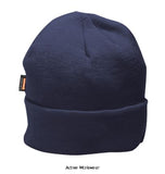 Navy Insulatex Lined Knit Cold Weather hat/Cap - B013 Hats Caps & Gloves Active-Workwear This high-performance cold-weather hat has a specially insulated Microfibre lining for extra warmth retention. Fine knit acrylic fabric that is windproof and extremely comfortable to wear. 