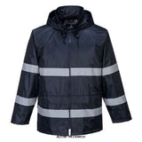 Iona classic lightweight waterproof rain jacket portwest f440