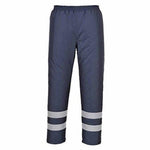 Iona hi viz lined (padded) waterproof safety work trousers portwest s482