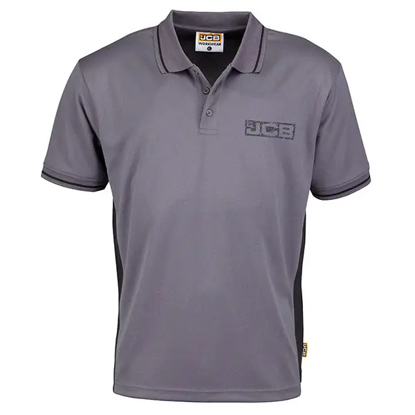 Jcb workwear trade branded wicking polo shirt