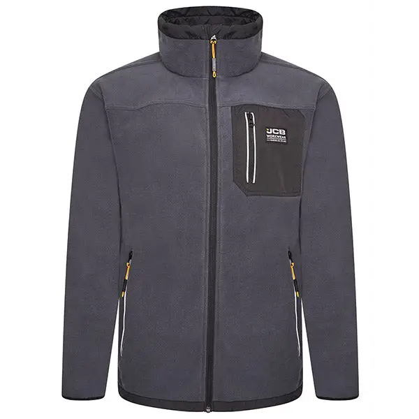 Jcb workwear trade fleece jacket full zip