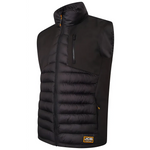 Jcb workwear trade hybrid padded bodywarmer gilet