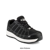 Kez buckbootz tradez s1 p hro src black safety lace trainer - future safety footwear fusion