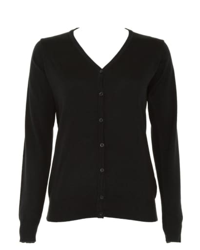 Kustom kit ladies v-neck cardigan - kk354