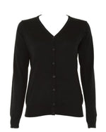 Kustom kit ladies v-neck cardigan - kk354