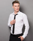 Kustom kit slim fit l/s business shirt - kk192